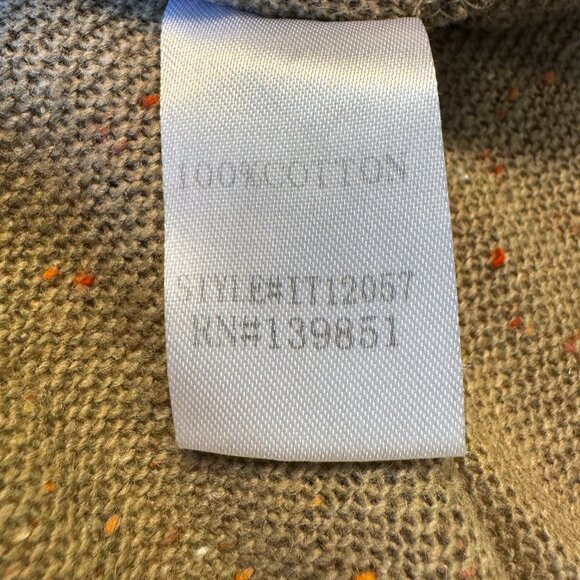 Oddy Tunic Top Womens Small Brown Textured Neutral Relaxed Fit Boho Peasant - Picture 9 of 10